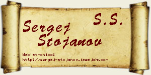 Sergej Stojanov vizit kartica